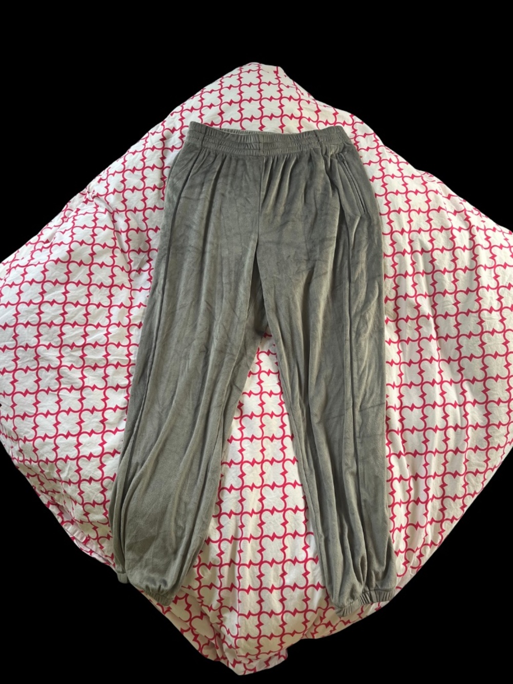 SKIMS Velour Jogger Pants Grey  Small - barely worn